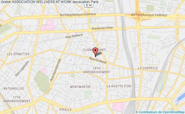 plan association Association Wellness At Work Paris 18e
