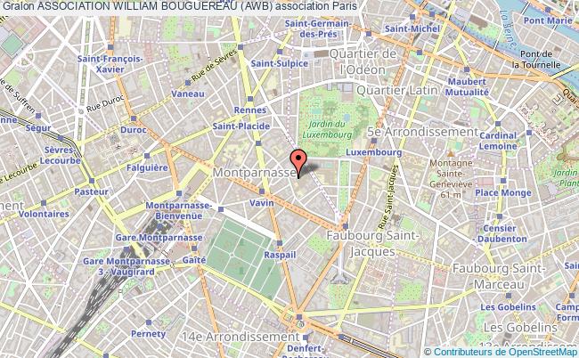 plan association Association William Bouguereau (awb) Paris