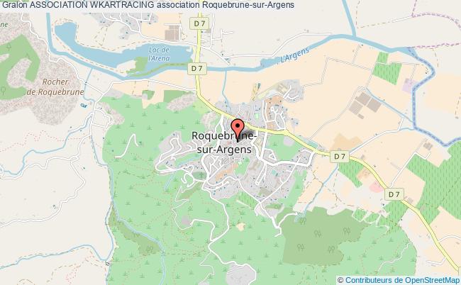 plan association Association Wkartracing Roquebrune-sur-Argens