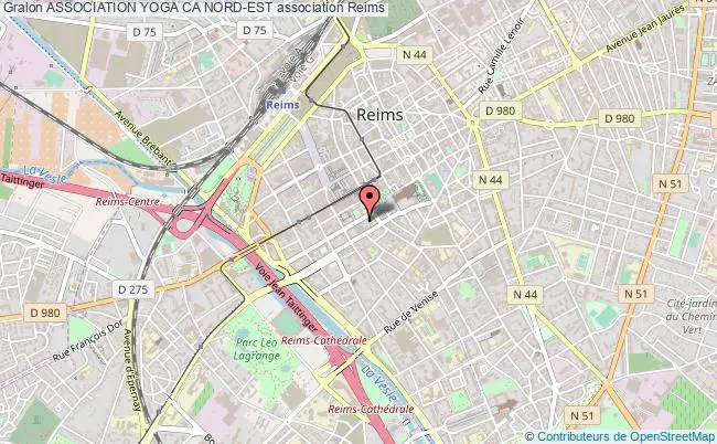 plan association Association Yoga Ca Nord-est Reims
