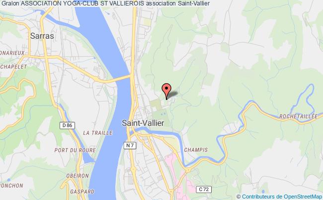 plan association Association Yoga-club St Vallierois Saint-Vallier