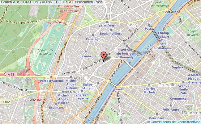 plan association Association Yvonne Bourlat Paris