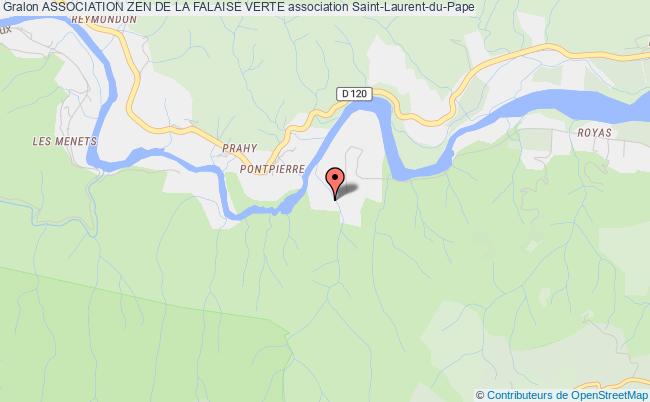 plan association Association Zen De La Falaise Verte Saint-Laurent-du-Pape