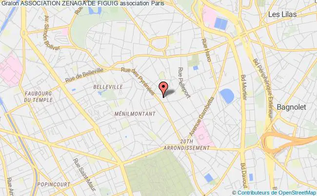 plan association Association Zenaga De Figuig Paris
