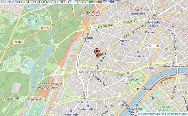 plan association Association Zoroastrienne De France Paris
