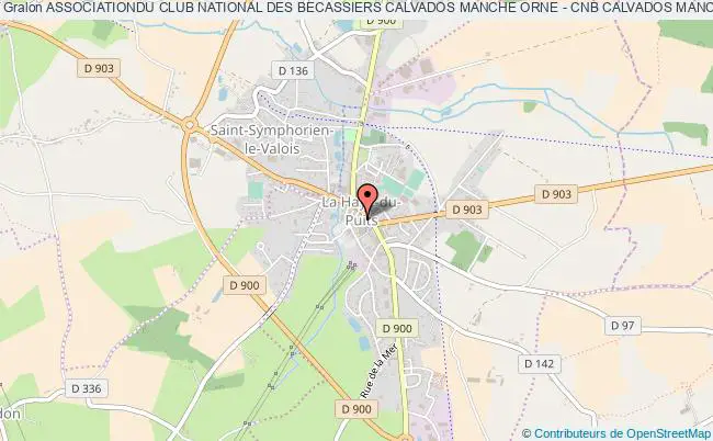 plan association Associationdu Club National Des Becassiers Calvados Manche Orne - Cnb Calvados Manche Orne La    Haye-du-Puits