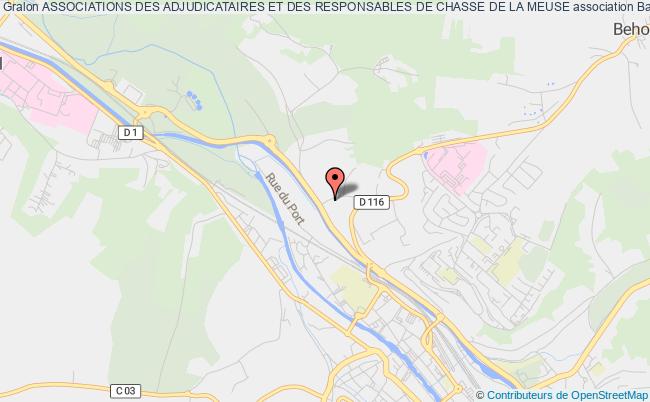 plan association Associations Des Adjudicataires Et Des Responsables De Chasse De La Meuse Bar-le-Duc