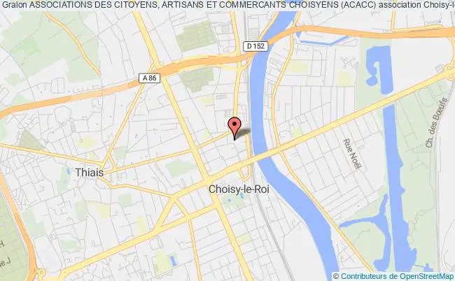 plan association Associations Des Citoyens, Artisans Et Commercants Choisyens (acacc) Choisy-le-Roi