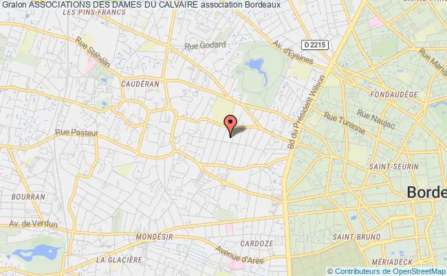 plan association Associations Des Dames Du Calvaire Bordeaux