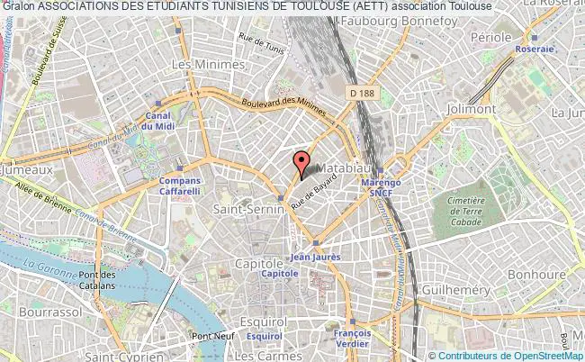 plan association Associations Des Etudiants Tunisiens De Toulouse (aett) Toulouse