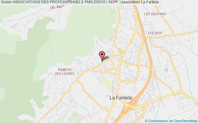 plan association Associations Des Professionnels Farledois ( Adpf ) La    Farlède