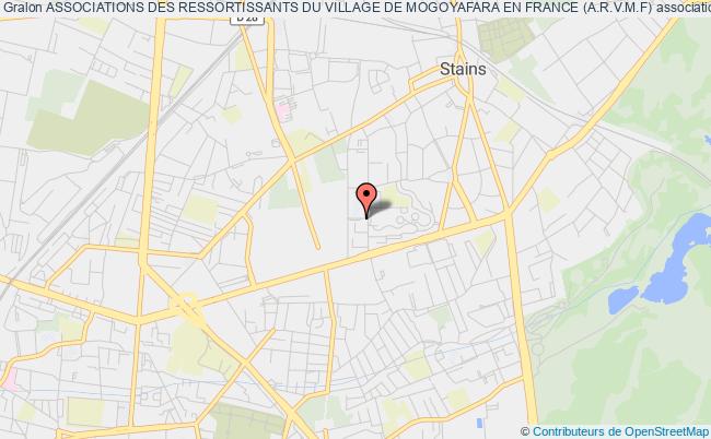 plan association Associations Des Ressortissants Du Village De Mogoyafara En France (a.r.v.m.f) Stains