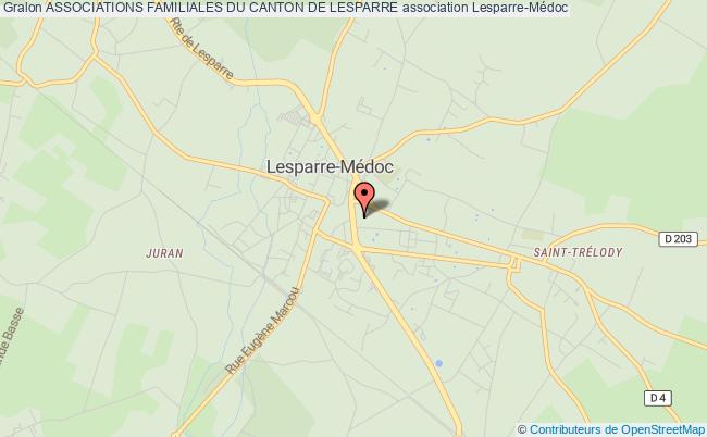 plan association Associations Familiales Du Canton De Lesparre Lesparre-Médoc