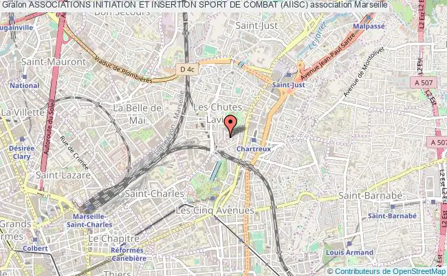 plan association Associations Initiation Et Insertion Sport De Combat (aiisc) Marseille