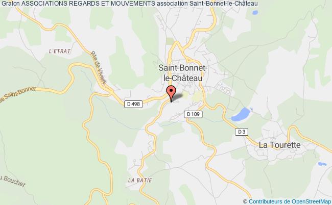 plan association Associations Regards Et Mouvements Saint-Bonnet-le-Château