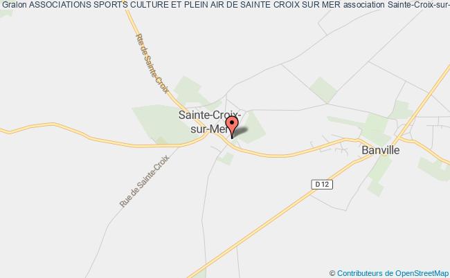 plan association Associations Sports Culture Et Plein Air De Sainte Croix Sur Mer Sainte-Croix-sur-Mer