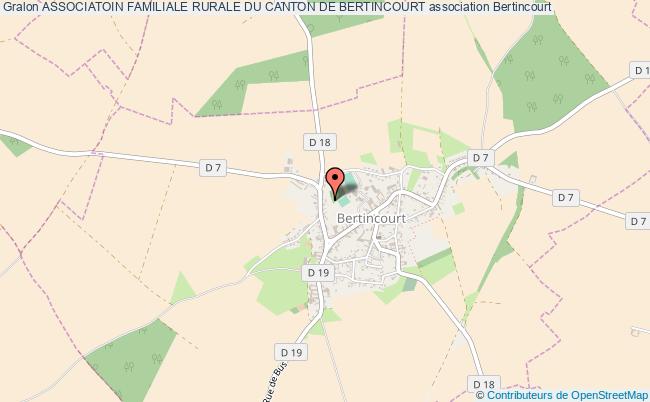 plan association Associatoin Familiale Rurale Du Canton De Bertincourt Bertincourt