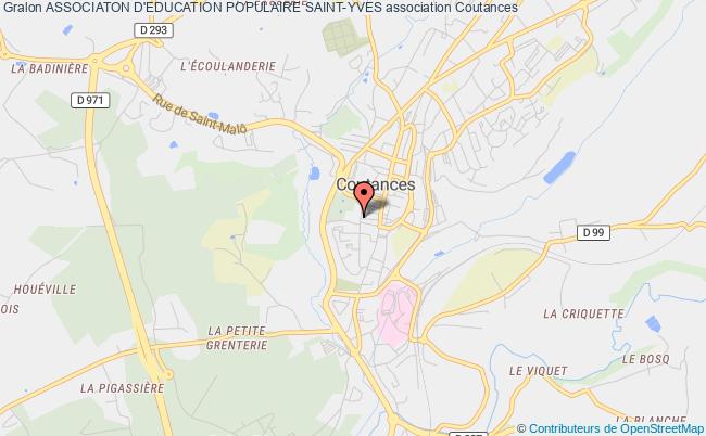 plan association Associaton D'education Populaire Saint-yves Coutances