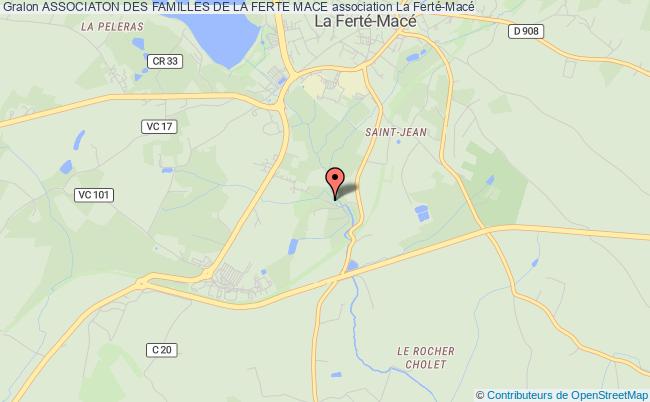 plan association Associaton Des Familles De La Ferte Mace 