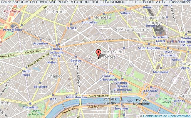 plan association Associaton Francaise Pour La Cybernetique Economique Et Technique A F C'e T Paris