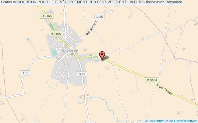 plan association Associaton Pour Le Developpement Des Festivites En Flandres Rexpoëde