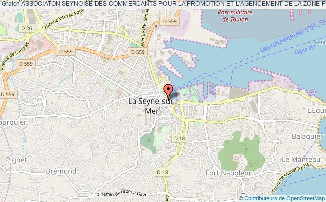 ASSOCIATON SEYNOISE DES COMMERCANTS POUR LA PROMOTION ET L'AGENCEMENT DE LA ZONE PIETONNE