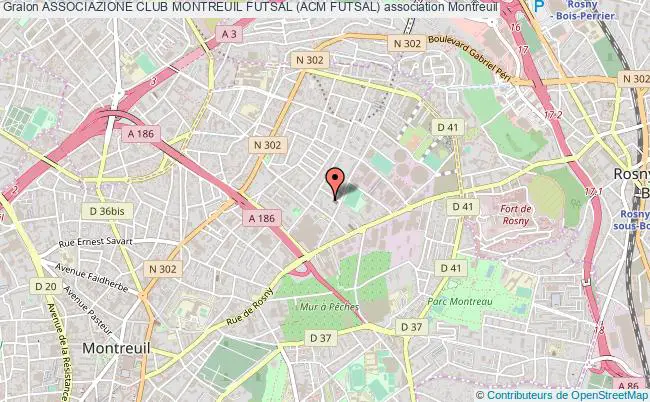 plan association Associazione Club Montreuil Futsal (acm Futsal) Montreuil