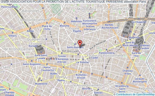 plan association Associoation Pour La Promotion De L Activite Touristique Parisienne Paris