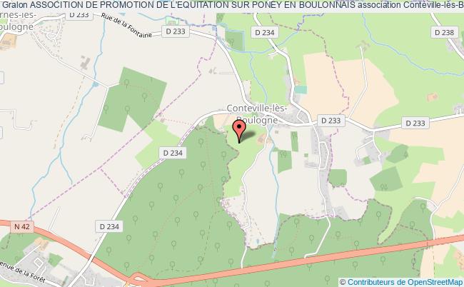 plan association Assocition De Promotion De L'equitation Sur Poney En Boulonnais Conteville-lès-Boulogne