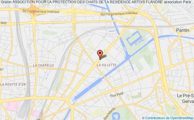 plan association Assocition Pour La Protection Des Chats De La Residence Artois Flandre Paris
