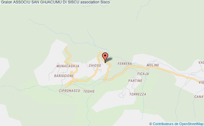 plan association Associu San Ghjacumu Di Siscu Sisco