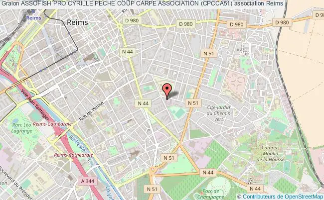 plan association Assofish Pro Cyrille Peche Coup Carpe Association (cpcca51) Reims
