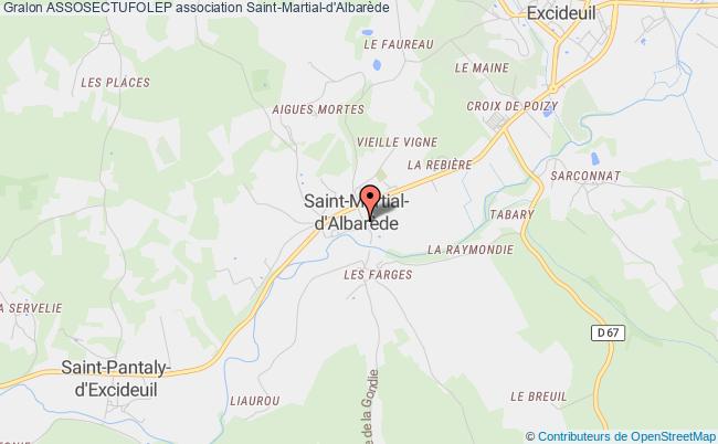 plan association Assosectufolep Saint-Martial-d'Albarède