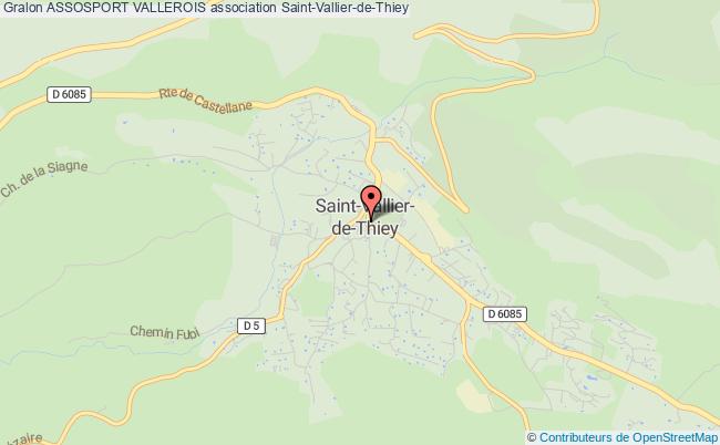plan association Assosport Vallerois Saint-Vallier-de-Thiey