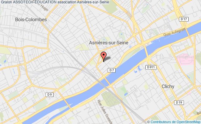 plan association Assotech-Éducation Asnières-sur-Seine