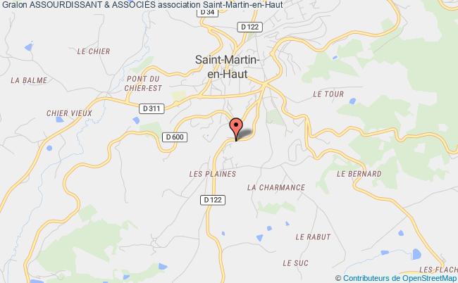 plan association Assourdissant & AssociÉs Saint-Martin-en-Haut