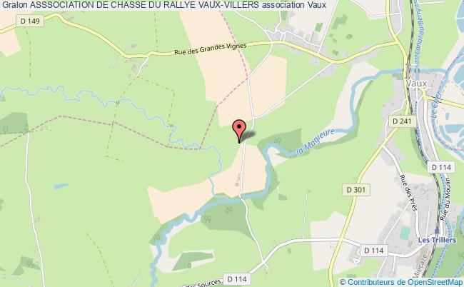 plan association Asssociation De Chasse Du Rallye Vaux-villers Herisson