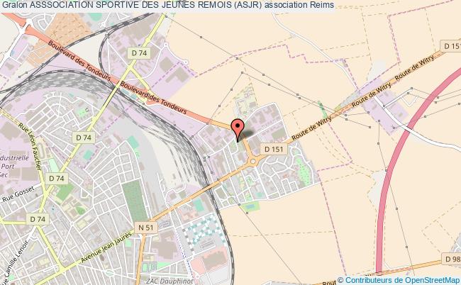 plan association Asssociation Sportive Des Jeunes Remois (asjr) Reims