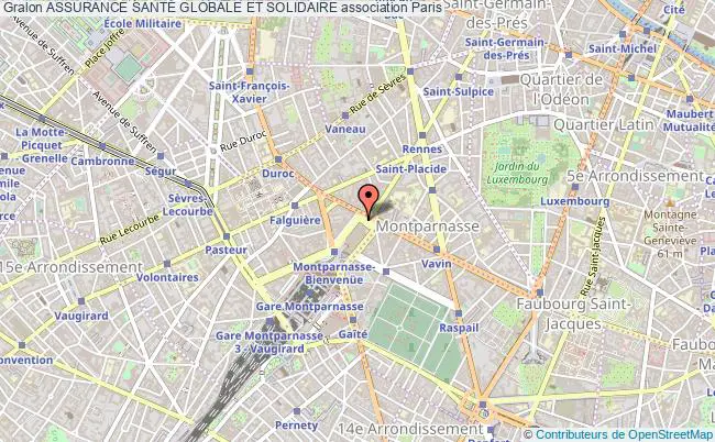 plan association Assurance SantÉ Globale Et Solidaire Paris