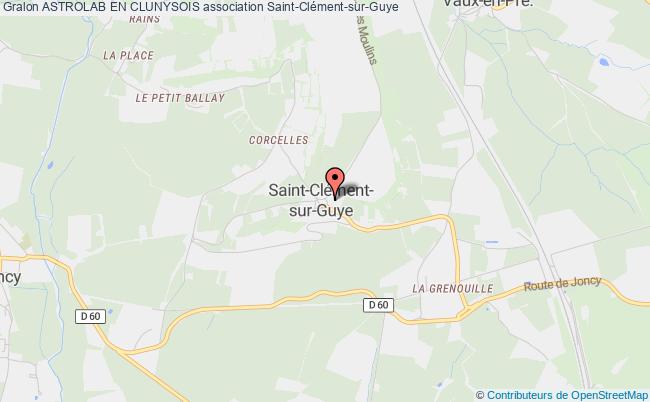 plan association Astrolab En Clunysois Saint-Clément-sur-Guye