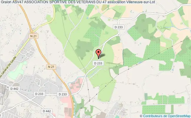 plan association Asv47 Association Sportive Des Veterans Du 47 Villeneuve-sur-Lot