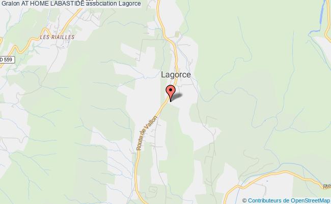 plan association At Home Labastide Lagorce