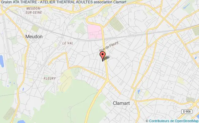 plan association Ata Theatre - Atelier Theatral Adultes Clamart