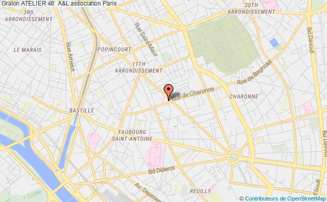 plan association Atelier 48  A&l Paris