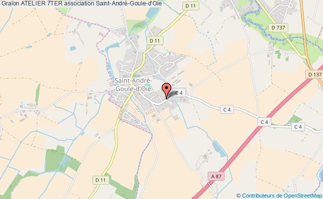 plan association Atelier 7ter Saint-André-Goule-d'Oie