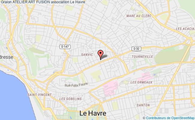 plan association Atelier Art Fusion Le Havre