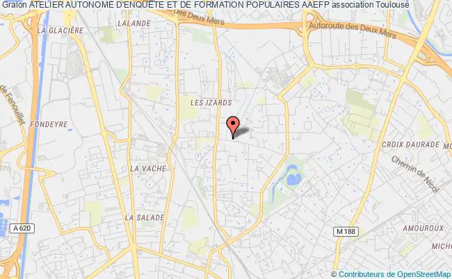 plan association Atelier Autonome D'enquÊte Et De Formation Populaires Aaefp Toulouse