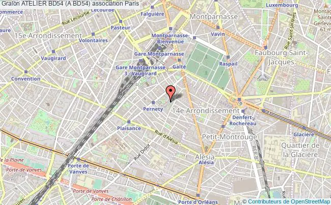 plan association Atelier Bd54 (a Bd54) Paris