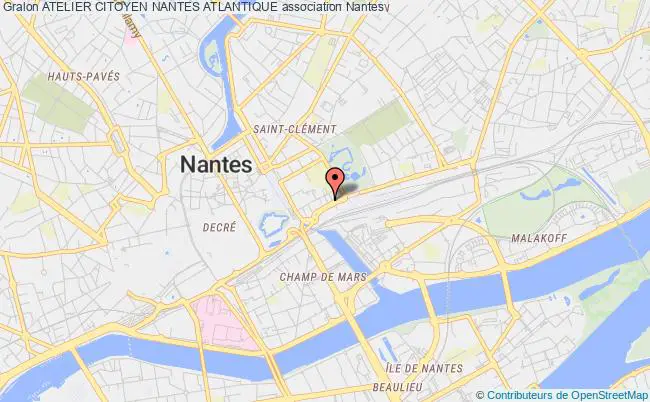 plan association Atelier Citoyen Nantes Atlantique Nantes