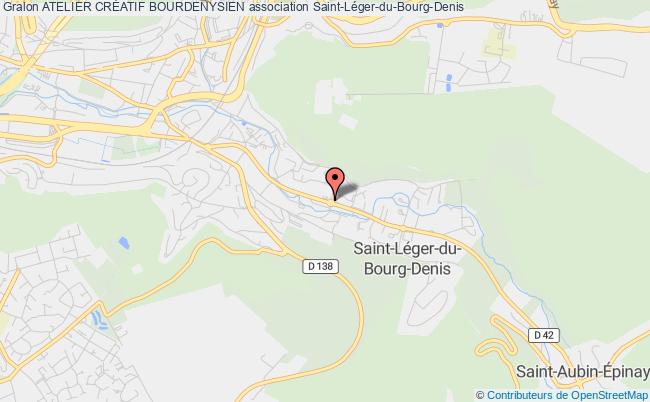 plan association Atelier CrÉatif Bourdenysien Saint-Léger-du-Bourg-Denis